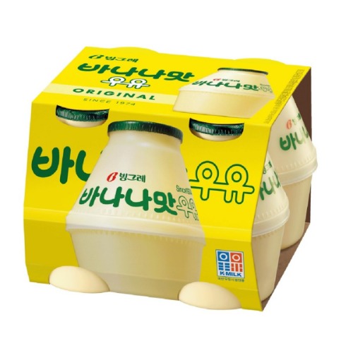 빙그레 바나나맛 우유 240ML*4