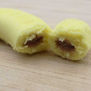 바나나 맛과 누텔라크림의 달콤함을 품은 바나나설기 (1개)